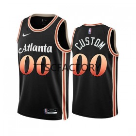 Dres Atlanta Hawks Prilagođeni Nike 2022-23 City Edition Crno Swingman - Muške